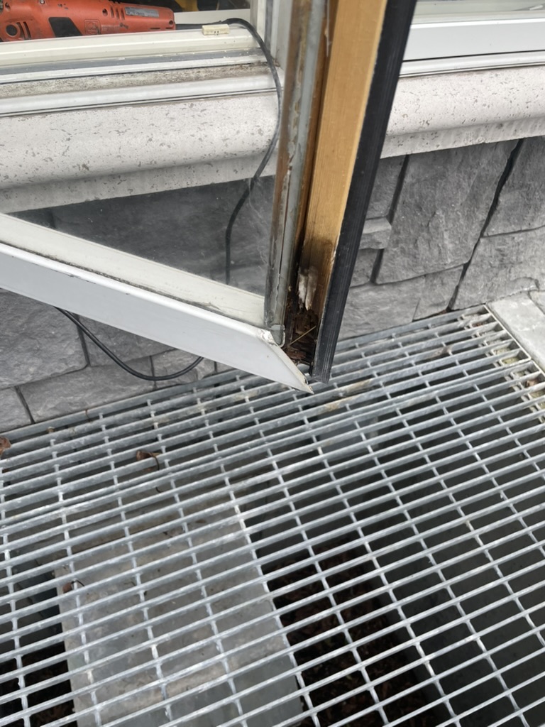 Water got in and ruined the bottom. This is a repair — not a new window.